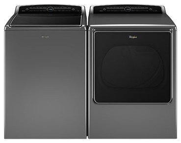 WHIRLPOOL LARGE CAPACITY TOP LOAD LAUNDRY PAIR