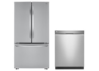 Kitchen Suite with 23 cu.ft 3-Door French Door Refrigerator Stainless Steel