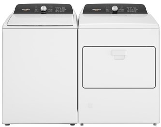5.2 Cu. Ft. Top Load Washer And 7.0 Cu. Ft. Capacity Front Load Gas Dryer
