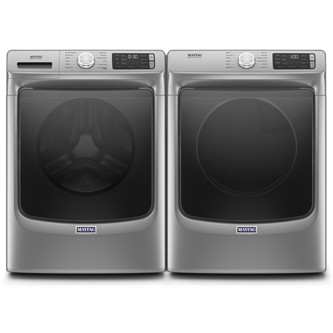 5.5 Capacity Washer & 7.4 Capacity Electric Dryer Front Load Pair
