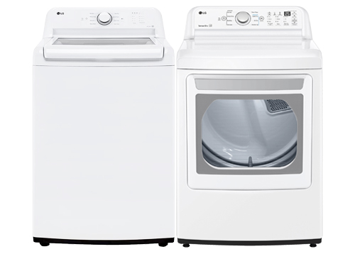 4.8 cuft. Capacity Top Load Washer with Agitator & 7.3 cu. ft. Capacity Electric Dryer