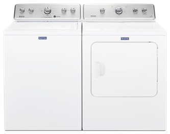 TOP LOAD WASHER & FRONT LOAD DRYER