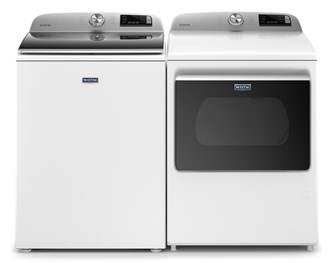 5.4 cu.ft. Top Loading Washer and 7.4 cu.ft.Front Load Gas Dryer
