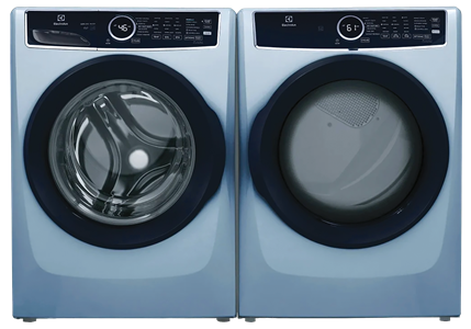 Front Load Perfect Steam Washer with LuxCare & Perfect Steam Electric Dryer