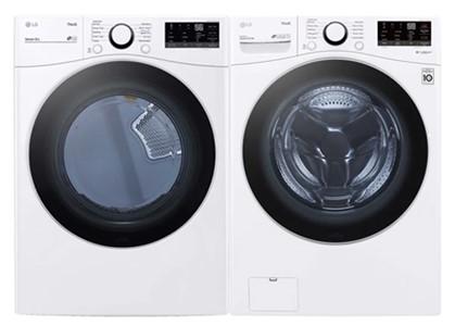 5.2 cu.ft. Ultra Large Front Load Washer with AI & 7.4 cu.ft Electric Dryer