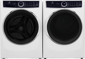 Electrolux Front Load Perfect Steam 5.2 Cu. Ft.Washer and 8.0 Cu. Ft Dryer White