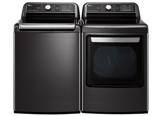 5.5 Cu. Ft. Smart Top-Load Washer with 7.3 Cu. Ft. Electric Steam Dryer