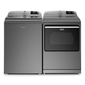 Metallic Slate Top Load Laundry Pair