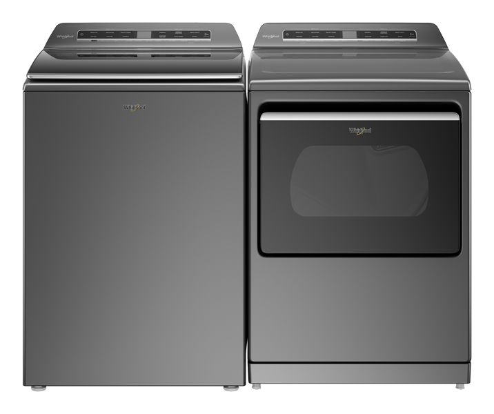 Top Load Washer and Front Load Electric Dryer