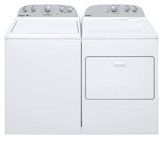 Top Load Washer with Removable Agitator and Electric Dryer 