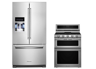 French Door Refrigerator & Range Appliance Package