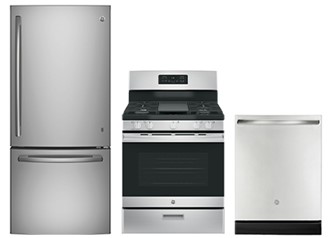 GE Appliances 3pc Appliance Package Gas