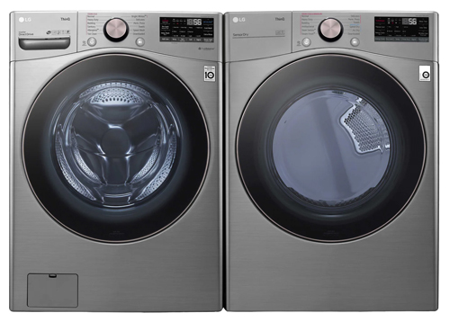 5.2 cu.ft. Ultra Large Capacity Front Load Washer with AI & 7.4 cu.ft. Ultra Large Electric Dryer
