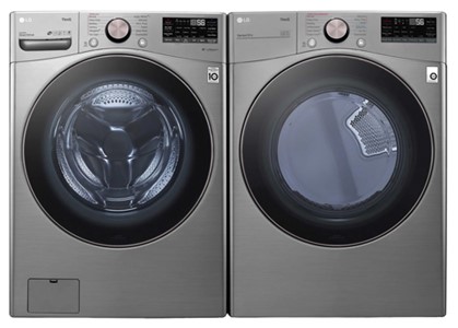 5.2 cu.ft. Ultra Large Capacity Front Load Washer with AI & 7.4 cu.ft. Ultra Large Electric Dryer