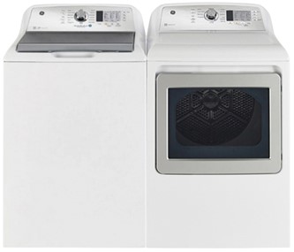 5.3 Cu.Ft. Top Load Washer and 7.4 Cu.Ft. Gas Dryer Set 