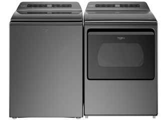 4.8 cu. ft. Top Load Washer WTW6120HC & 7.4 cu. ft. Electric Dryer Laundry Pair