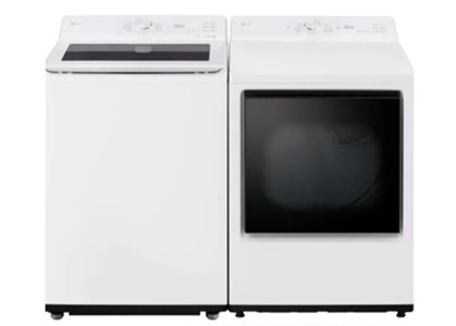 5.8 cu.ft Top Load Washer & 7.3 cu.ft. Ultra Large Capacity Rear Control Electric Dryer