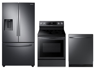 3pc Kitchen Package in Black Stainless Steel