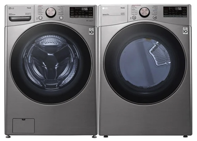 5.2 Cu. Ft. Front-Load Washer and 7.4 Cu. Ft. Electric Dryer - Graphite Steel