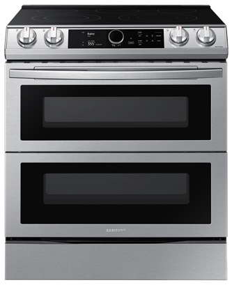 6.3 cu.ft. Electric Range with Flex Duo™ and Air Fry in Stainless Steel