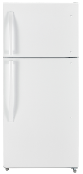 MTE18GTKWW - White on White Moffat 18 Cu. Ft. Top-Freezer No-Frost Refrigerator