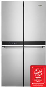 36-inch Wide Counter Depth 4 Door Refrigerator - 19.4 cu. ft.