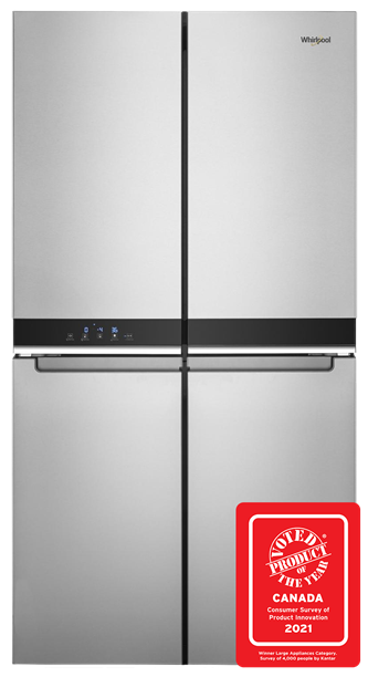 36-inch Wide Counter Depth 4 Door Refrigerator - 19.4 cu. ft.
