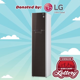 LOTTERY - LG Steam and Sanitize Closet. PRIZE VALUE $3199
