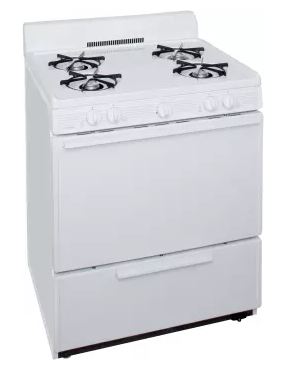 30W, OPEN BURNER, 4.0 CUFT,MANL CLN