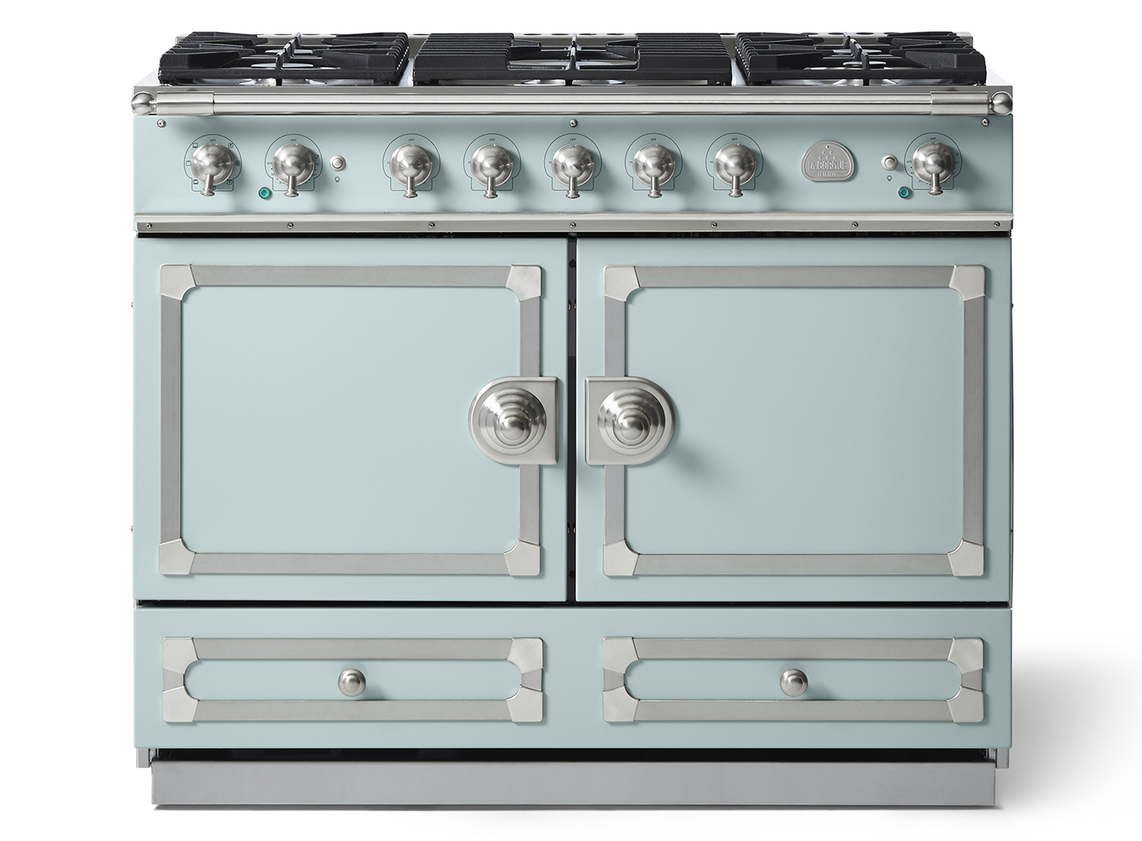 La cornue freestanding double oven outlet dual fuel convection range