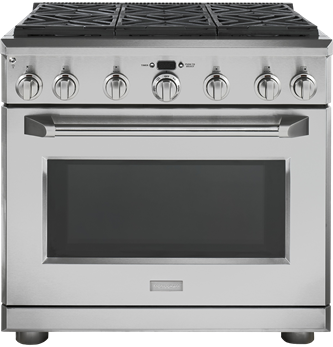 36" Pro Range - Dual Fuel with 6 Burners
