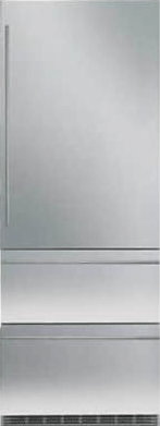 24" Combined refrigerator-freezer with BioFresh and NoFrost for integrated use