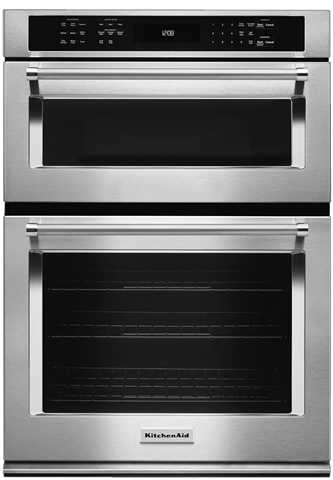 30" Combination Wall Oven with Even-Heat True Convection (Lower Oven) - Stainless Steel