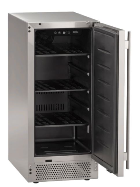 15 in. 2.9 cu ft. Mini-Refrigerator in Stainless Steel