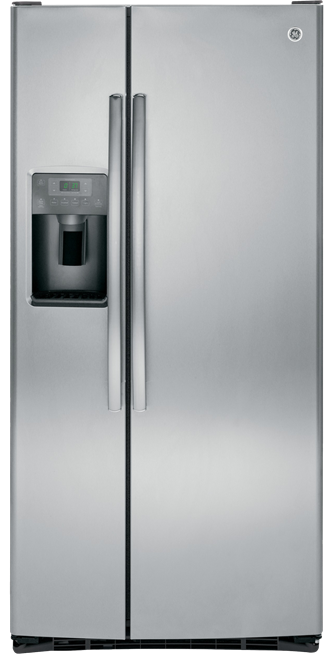 GE 23.2 Cu. Ft. Side-By-Side Refrigerator Stainless Steel - GSS23GSKSS