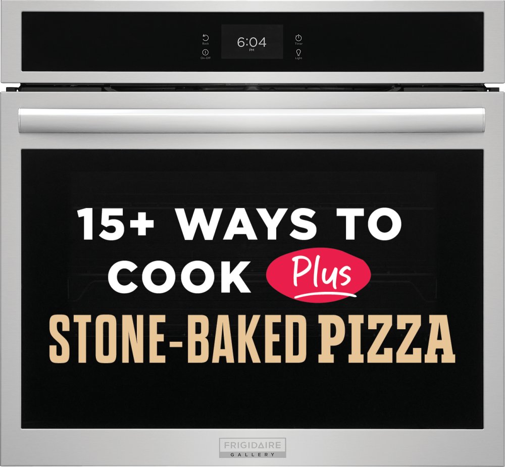 30" Single Electric Wall Oven with Stone-Baked Pizza