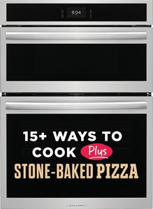 30" Electric Wall Oven and Microwave Combination with Stone-Baked Pizza