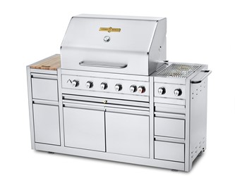 36" Natural Gas Estate Elite Series Mobile Island Grill
