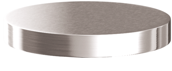 IDEAL HOLE CAP IN MATTE STAINLESS STEEL
