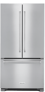 22 cu.ft. 36-Inch Width Counter Depth French Door Refrigerator with Interior Dispense - Stainless Steel
