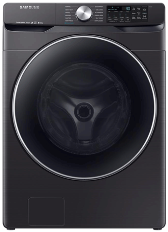 5.2 Cu. Ft. Smart Front Load Washer with Super Speed in Black Stainless Steel