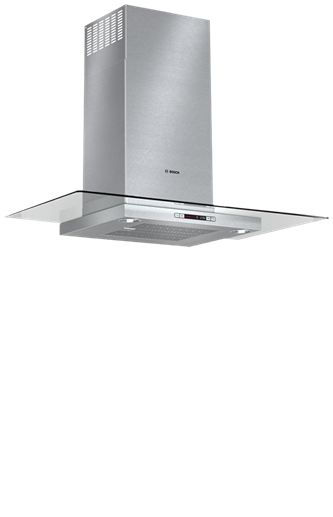 Benchmark 36" Glass Canopy Chimney Hood Benchmark Series - Stainless Steel
