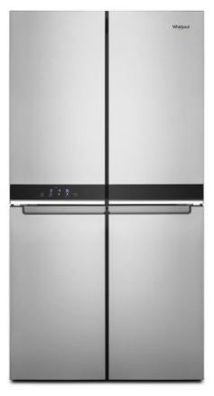 19.4 cu. ft. 4 Door Refrigerator in Fingerprint Resistant Stainless Steel, Counter Depth