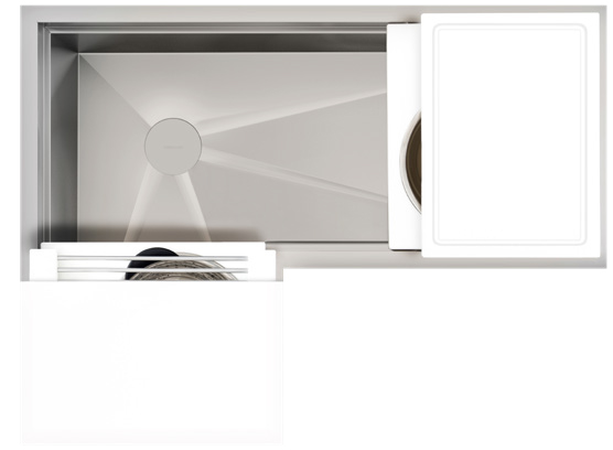 IDEAL CORNER WORKSTATION 3X4C WITH FIVE TOOL CULIN