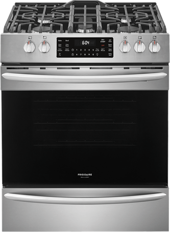 Frigidaire Gallery 30'' Front Control Gas Range with Air Fry
