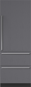 30" Designer Over-and-Under Refrigerator with Internal Dispenser - Panel Ready