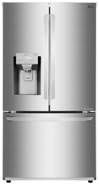 36" French Door Refrigerator, 28 CU.FT.