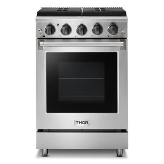24 inch Pro Style Stainless Stell Gas Range