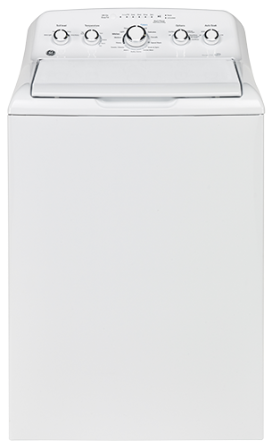 GE 4.9 c.f. (IEC) Stainless Steel basket washer.