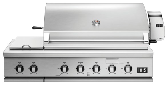 48" Grill, Rotisserie and Side Burners, Lp Gas